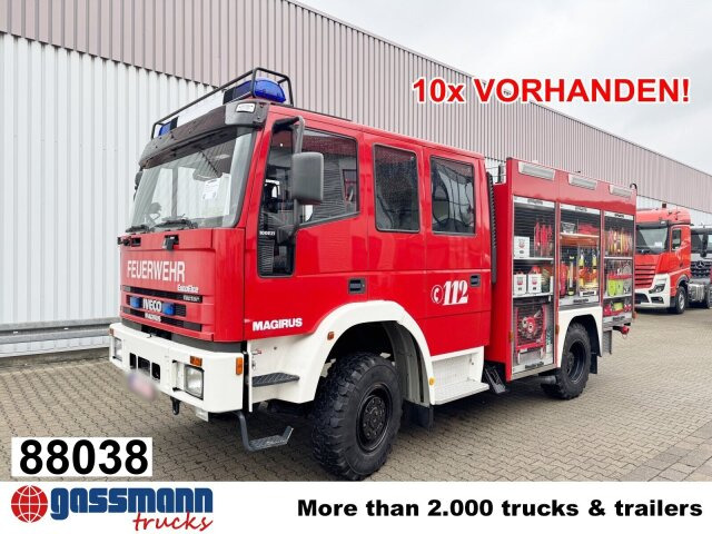 Iveco EuroFire FF 100 E 21 WR tector 4x4 Doka, LF 8/6 - Camion de pompier: photos 1 Iveco EuroFire FF 100 E 21 WR tector 4x4 Doka, LF 8/6 - Camion de pompier: photos 1