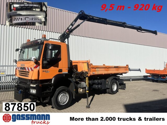 Iveco Trakker AD190T36WP 4x4, Widi-Platte, - Camion benne, Camion grue: photos 1 Iveco Trakker AD190T36WP 4x4, Widi-Platte, - Camion benne, Camion grue: photos 1