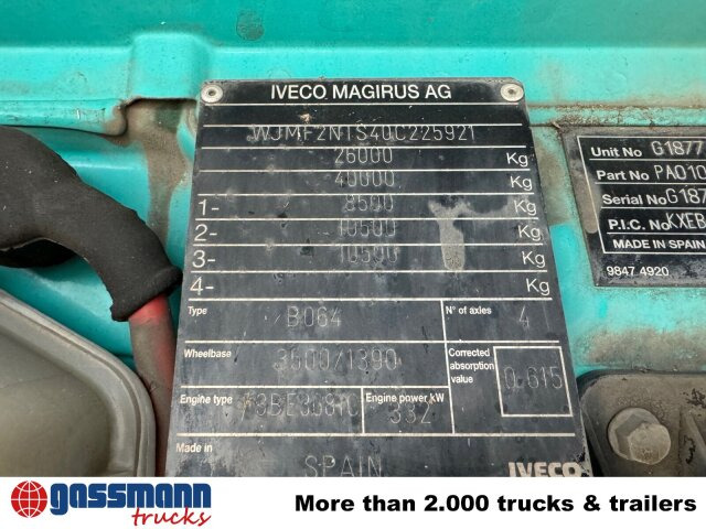 Iveco Trakker AD260T45W 6x6 - Châssis cabine: photos 5 Iveco Trakker AD260T45W 6x6 - Châssis cabine: photos 5