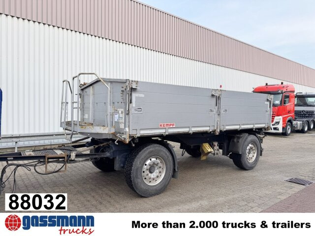 Kempf HKD 18, Alu-Bordwände ca. 13m³ - Remorque benne: photos 1 Kempf HKD 18, Alu-Bordwände ca. 13m³ - Remorque benne: photos 1
