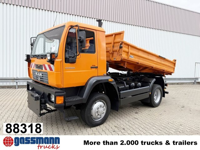 MAN 14.225 LAK 4x4 BB, Winterdienstausstattung - Camion benne: photos 1 MAN 14.225 LAK 4x4 BB, Winterdienstausstattung - Camion benne: photos 1