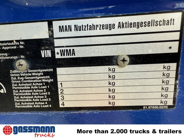 MAN 27.403 6x6 BB, EX-THW - Châssis cabine: photos 3 MAN 27.403 6x6 BB, EX-THW - Châssis cabine: photos 3
