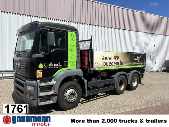 MAN TGA 26.363 6x4 BB, 2-S-Alukipper - Camion benne, Camion grue: photos 1 MAN TGA 26.363 6x4 BB, 2-S-Alukipper - Camion benne, Camion grue: photos 1
