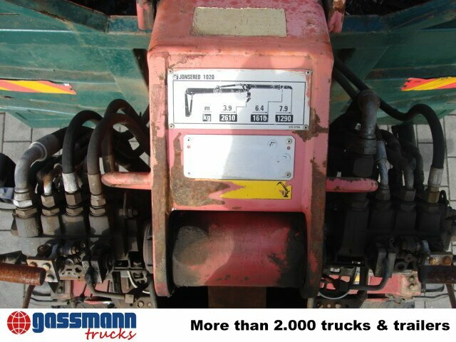 Camion benne MAN TGA 26.413 BB 6x4 mit Heckkran Jonsered 1020: photos 11