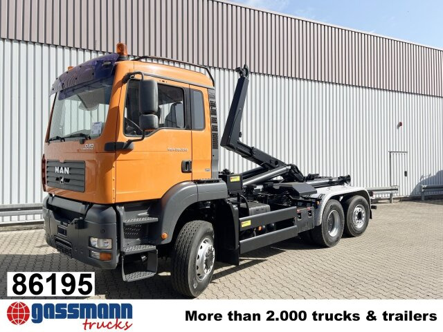 MAN TGA 28.350 6X4-4 BL, Lift-/Lenkachse, Meiller - Camion ampliroll: photos 1 MAN TGA 28.350 6X4-4 BL, Lift-/Lenkachse, Meiller - Camion ampliroll: photos 1