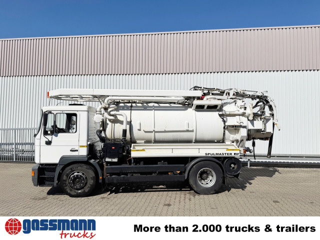 MAN TGM 18.284 4x2 BL, Assmann Saug- und Spülwagen - Balayeuse de voirie: photos 4 MAN TGM 18.284 4x2 BL, Assmann Saug- und Spülwagen - Balayeuse de voirie: photos 4