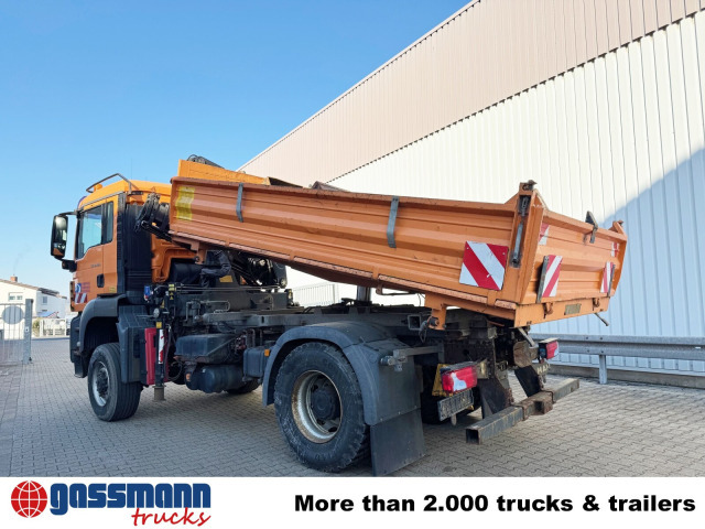 Camion benne, Camion grue MAN TGS 18.320 4x4 BL, Wechselsystem,: photos 11 Camion benne, Camion grue MAN TGS 18.320 4x4 BL, Wechselsystem,: photos 11