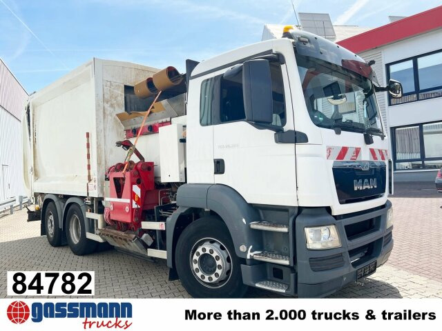 MAN TGS 26.320/400 6x2-4 LL, Rechtslenker, Retarder, - Benne à ordures ménagères: photos 1 MAN TGS 26.320/400 6x2-4 LL, Rechtslenker, Retarder, - Benne à ordures ménagères: photos 1