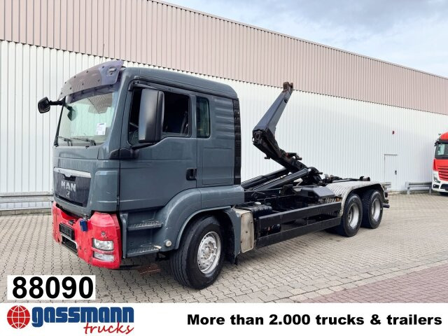 MAN TGS 26.440 6x4 BB, Meiller Schub-Knick - Camion ampliroll: photos 1 MAN TGS 26.440 6x4 BB, Meiller Schub-Knick - Camion ampliroll: photos 1