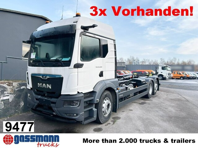 MAN TGS 26.480 6x2-4 BL CH, Lenk-/Lift, OptiView, - Camion ampliroll: photos 1 MAN TGS 26.480 6x2-4 BL CH, Lenk-/Lift, OptiView, - Camion ampliroll: photos 1