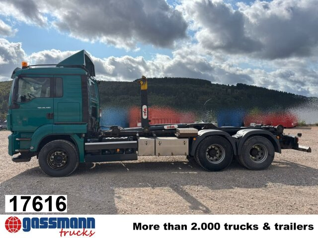 MAN TGS 26.480 6x4 BL, Klima, Intarder, Hyva 20.60 S - Camion ampliroll: photos 1 MAN TGS 26.480 6x4 BL, Klima, Intarder, Hyva 20.60 S - Camion ampliroll: photos 1