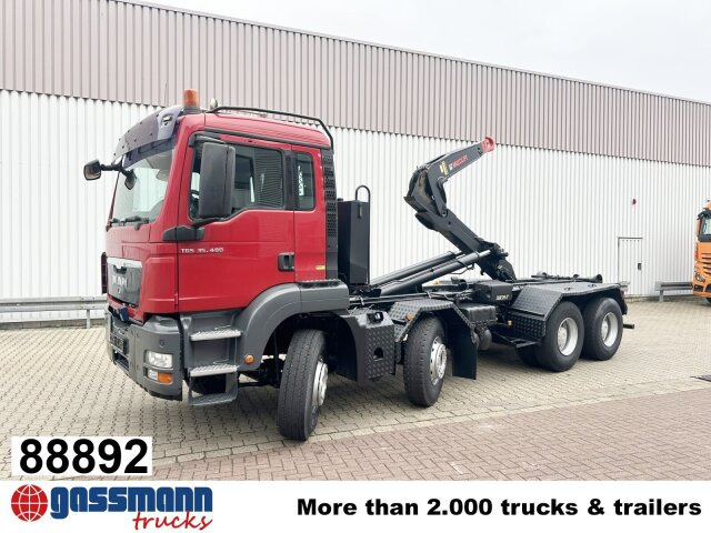 MAN TGS 35.400 8x4 BL, Schub-Knick bis 6,5m - Camion ampliroll: photos 1 MAN TGS 35.400 8x4 BL, Schub-Knick bis 6,5m - Camion ampliroll: photos 1