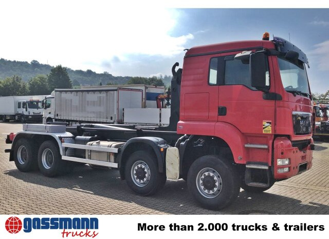 Châssis cabine MAN TGS 41.480 8X8 BB, Bender Stahlmulde ca. 18m³,: photos 8