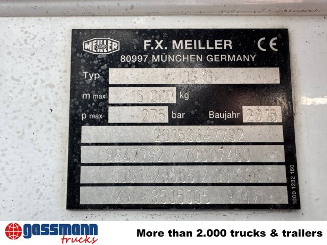 Benne pour poids lourds Meiller 3-Seiten-Kippaufbau: photos 8