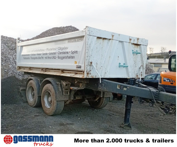 Meiller MZDA 18/21, Stahlbordwände, ca. 11m³ - Remorque benne: photos 2 Meiller MZDA 18/21, Stahlbordwände, ca. 11m³ - Remorque benne: photos 2