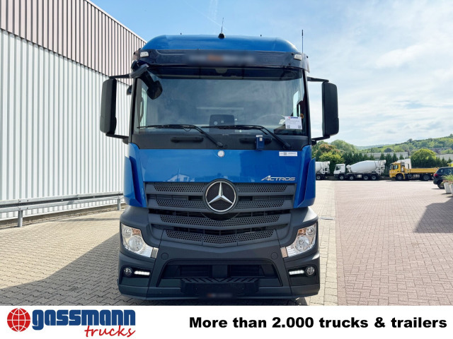 Camion plateau, Camion grue Mercedes-Benz Actros 1836 L 4x2, Glastransporter, Heckkran: photos 8