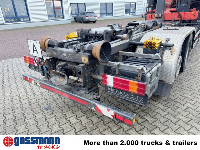 Camion ampliroll, Camion grue Mercedes-Benz Actros 2541 L 6x2, Lenkachse, Meiller RK 20.65,: photos 9 Camion ampliroll, Camion grue Mercedes-Benz Actros 2541 L 6x2, Lenkachse, Meiller RK 20.65,: photos 9