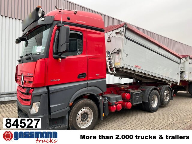 Mercedes-Benz Actros 2548 L 6x2, Retarder, Liftachse, - Camion benne: photos 1 Mercedes-Benz Actros 2548 L 6x2, Retarder, Liftachse, - Camion benne: photos 1