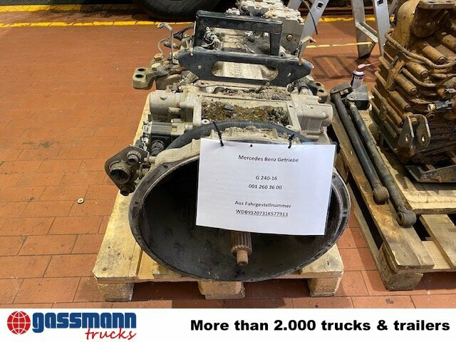 Mercedes-Benz Actros Schaltgetriebe G 240-16 mit Retarder - Boîte de vitesse pour Camion: photos 2 Mercedes-Benz Actros Schaltgetriebe G 240-16 mit Retarder - Boîte de vitesse pour Camion: photos 2