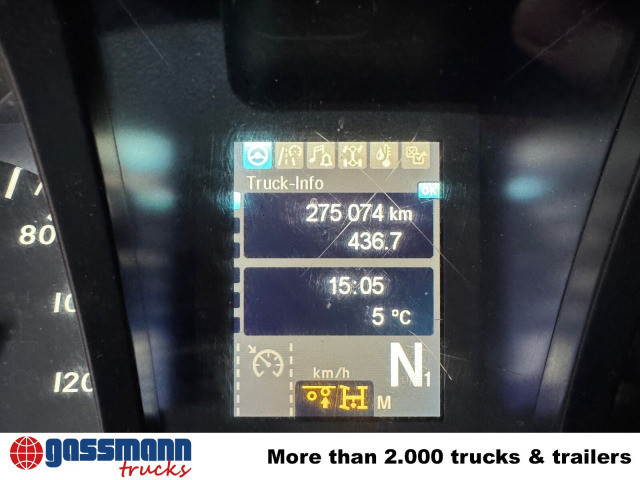 Mercedes-Benz Antos 2540 L 6x2, Lenkachse, HMF 2110-L3 - Camion plateau, Camion grue: photos 5 Mercedes-Benz Antos 2540 L 6x2, Lenkachse, HMF 2110-L3 - Camion plateau, Camion grue: photos 5