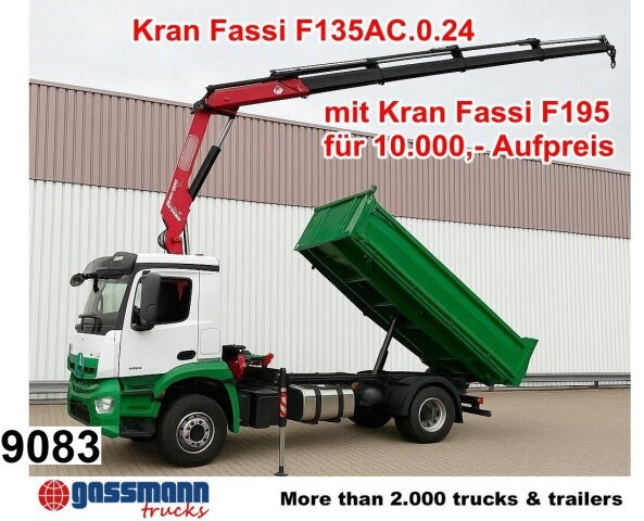 Mercedes-Benz Arocs 1840 K 4x2, MultimediaCockpit, - Camion benne, Camion grue: photos 1 Mercedes-Benz Arocs 1840 K 4x2, MultimediaCockpit, - Camion benne, Camion grue: photos 1