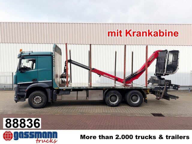 Mercedes-Benz Arocs 2648 6x4 mit Heckkran Epsilon M12Z83, - Camion grumier, Camion grue: photos 1 Mercedes-Benz Arocs 2648 6x4 mit Heckkran Epsilon M12Z83, - Camion grumier, Camion grue: photos 1