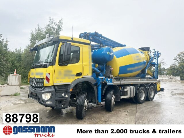 Mercedes-Benz Arocs 3246 B 8x4 Stetter Mischer 7m³, Pumpe 25m - Camion malaxeur: photos 1 Mercedes-Benz Arocs 3246 B 8x4 Stetter Mischer 7m³, Pumpe 25m - Camion malaxeur: photos 1