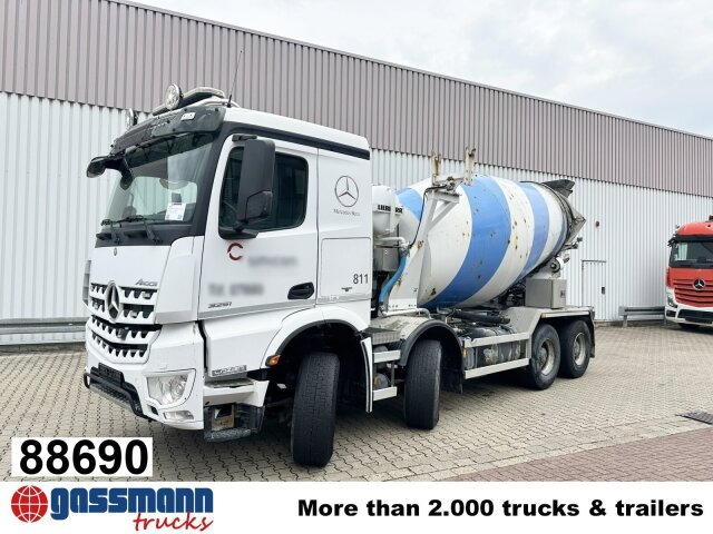 Mercedes-Benz Arocs 3251 8x4/4, Betonmischer Liebherr ca. 9m³ - Camion malaxeur: photos 1 Mercedes-Benz Arocs 3251 8x4/4, Betonmischer Liebherr ca. 9m³ - Camion malaxeur: photos 1