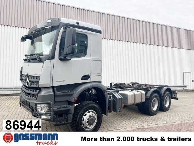 Mercedes-Benz Arocs 3340/46 A 6x6, Grounder - Châssis cabine: photos 1 Mercedes-Benz Arocs 3340/46 A 6x6, Grounder - Châssis cabine: photos 1