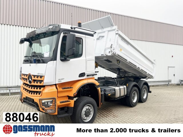 Mercedes-Benz Arocs 3351 AK 6x6, Grounder - Camion benne: photos 1 Mercedes-Benz Arocs 3351 AK 6x6, Grounder - Camion benne: photos 1