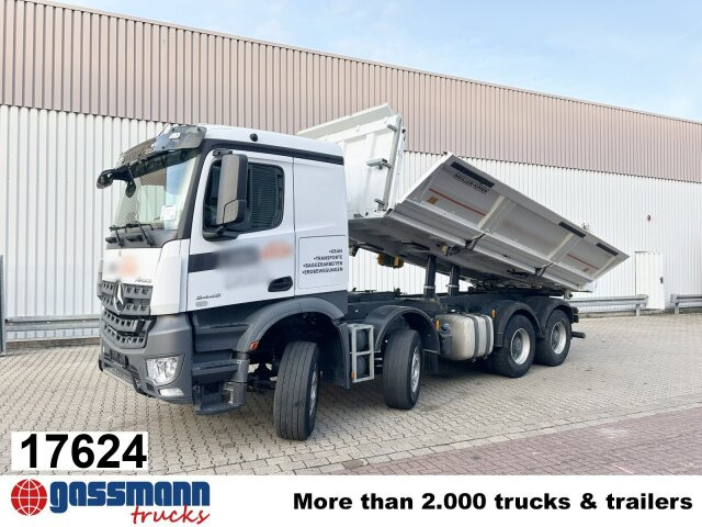 Mercedes-Benz Arocs 3445 K 8x4/4, Meiller Bordmatik links - Camion benne: photos 1 Mercedes-Benz Arocs 3445 K 8x4/4, Meiller Bordmatik links - Camion benne: photos 1