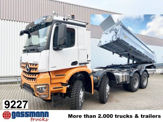 Mercedes-Benz Arocs 4151 AK 8x8/4, Grounder - Camion benne: photos 1 Mercedes-Benz Arocs 4151 AK 8x8/4, Grounder - Camion benne: photos 1