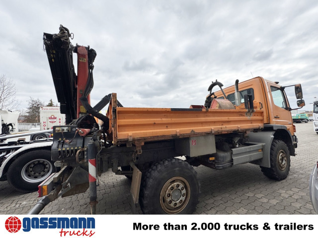 Châssis cabine, Camion grue Mercedes-Benz Atego 1023 A 4x4, Einzelbereifung, Heckkran: photos 9