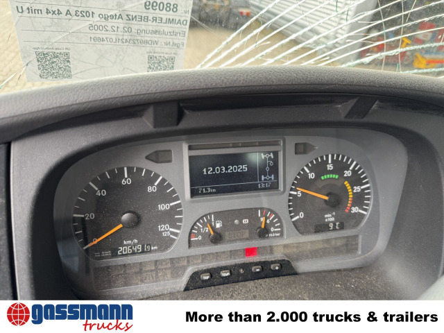 Mercedes-Benz Atego 1023 A 4x4, Einzelbereifung, Heckkran - Châssis cabine, Camion grue: photos 2 Mercedes-Benz Atego 1023 A 4x4, Einzelbereifung, Heckkran - Châssis cabine, Camion grue: photos 2