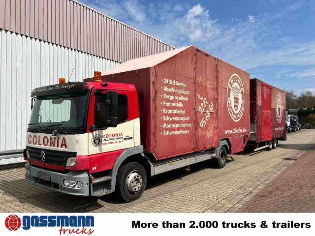 Camion porte-voitures Mercedes-Benz Atego 1223 L 4x2, Kompl. Zug, Lift- &: photos 9