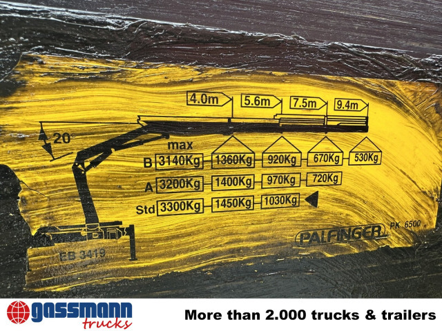 Mercedes-Benz Atego 818 K 4x2 mit Kran Palfinger PK 6500, 2x - Camion benne, Camion grue: photos 2 Mercedes-Benz Atego 818 K 4x2 mit Kran Palfinger PK 6500, 2x - Camion benne, Camion grue: photos 2