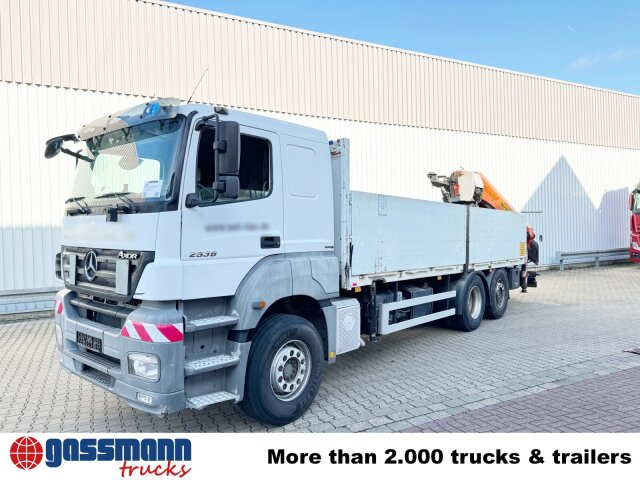 Camion plateau, Camion grue Mercedes-Benz Axor 2536/43 L 6x2 mit Heckkran Palfinger PK: photos 9 Camion plateau, Camion grue Mercedes-Benz Axor 2536/43 L 6x2 mit Heckkran Palfinger PK: photos 9