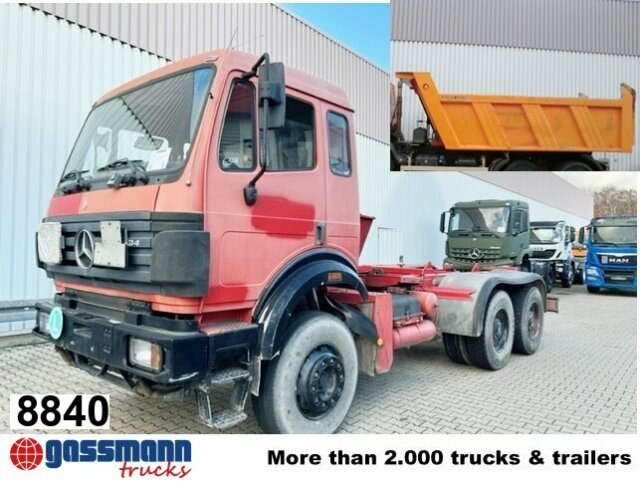 Mercedes-Benz SK II 25/2634 K 6x4, Stahlmulde ca. 13m³ - Camion benne: photos 1 Mercedes-Benz SK II 25/2634 K 6x4, Stahlmulde ca. 13m³ - Camion benne: photos 1