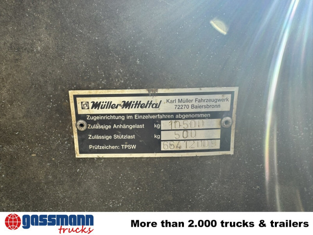 Müller-Mitteltal KA-TA-R 10.5, Rampenschacht - Remorque benne: photos 2 Müller-Mitteltal KA-TA-R 10.5, Rampenschacht - Remorque benne: photos 2