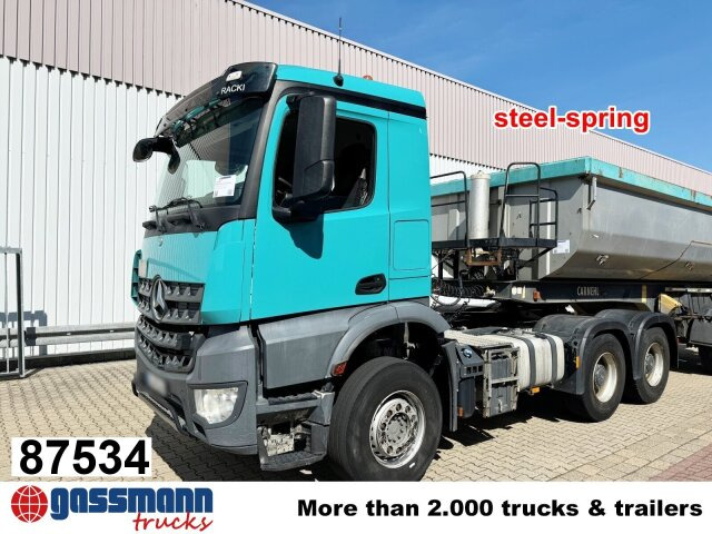 Mercedes-Benz Arocs 3343 S 6x4, Full Steel, 3x Vorhanden! - Tracteur routier: photos 1 Mercedes-Benz Arocs 3343 S 6x4, Full Steel, 3x Vorhanden! - Tracteur routier: photos 1