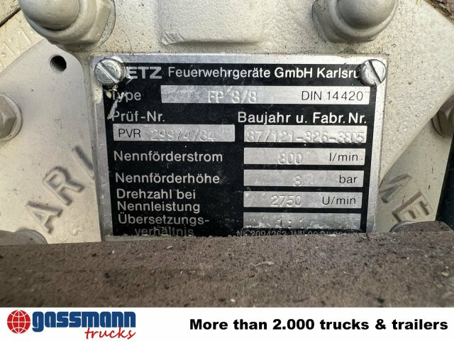 Unimog U 1300 L 435/11 4x4, -Feuerwehr - Camion de pompier: photos 2 Unimog U 1300 L 435/11 4x4, -Feuerwehr - Camion de pompier: photos 2