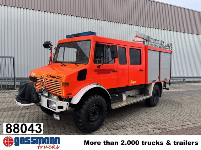 Unimog U 1300 L 4x4 Doka, LF8 - Camion de pompier: photos 1 Unimog U 1300 L 4x4 Doka, LF8 - Camion de pompier: photos 1