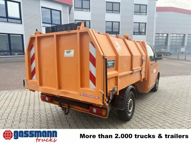 Benne à ordures ménagères pour transport de déchets Volkswagen T5 1.9 TDI 4x2, Hagemann Müllpreßaufbau ca.: photos 11