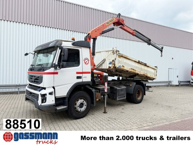 Volvo FMX 410 4x2 mit Kran Palfinger PK12000 - Camion benne, Camion grue: photos 1 Volvo FMX 410 4x2 mit Kran Palfinger PK12000 - Camion benne, Camion grue: photos 1