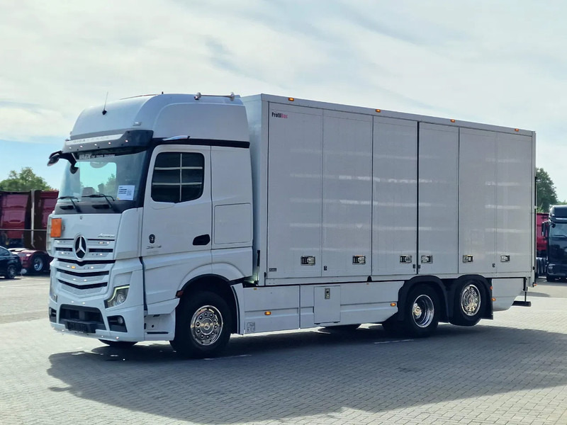 Mercedes-Benz Actros 2545 6x2*4 - Box with sidedoors - Loadlift - Steering axle - Full air - Camera - Camion fourgon: photos 3 Mercedes-Benz Actros 2545 6x2*4 - Box with sidedoors - Loadlift - Steering axle - Full air - Camera - Camion fourgon: photos 3