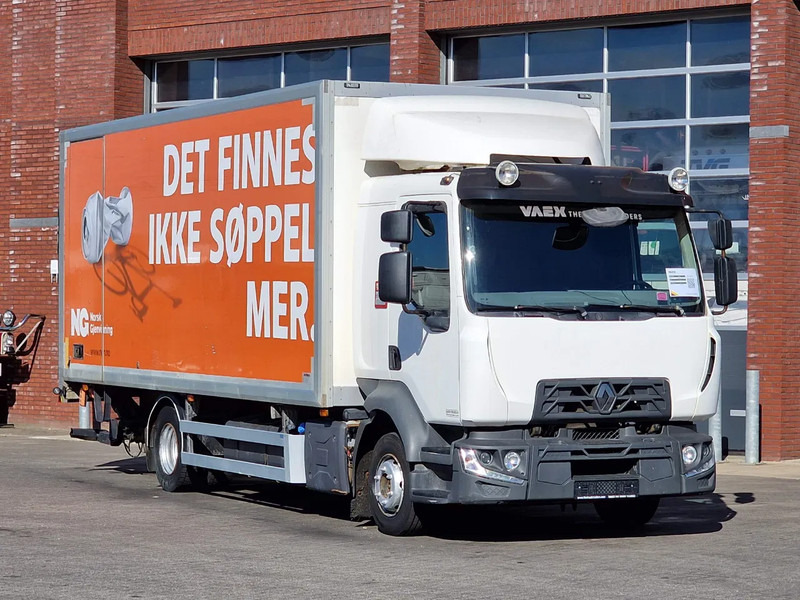 Renault D 12.250 4x2 - Box - Loadlift 1.500 KG - A/C - Euro 6 - Automatic - Camera system - Camion fourgon: photos 1 Renault D 12.250 4x2 - Box - Loadlift 1.500 KG - A/C - Euro 6 - Automatic - Camera system - Camion fourgon: photos 1