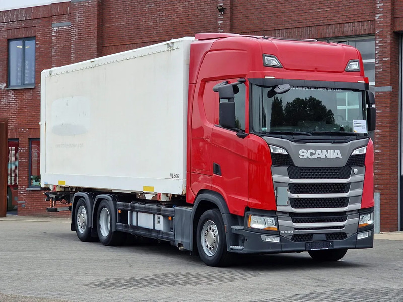 Scania S500 NGS B6X2NB BDF / Box / Loadinglift / Full air / retarder - Camion fourgon: photos 1 Scania S500 NGS B6X2NB BDF / Box / Loadinglift / Full air / retarder - Camion fourgon: photos 1