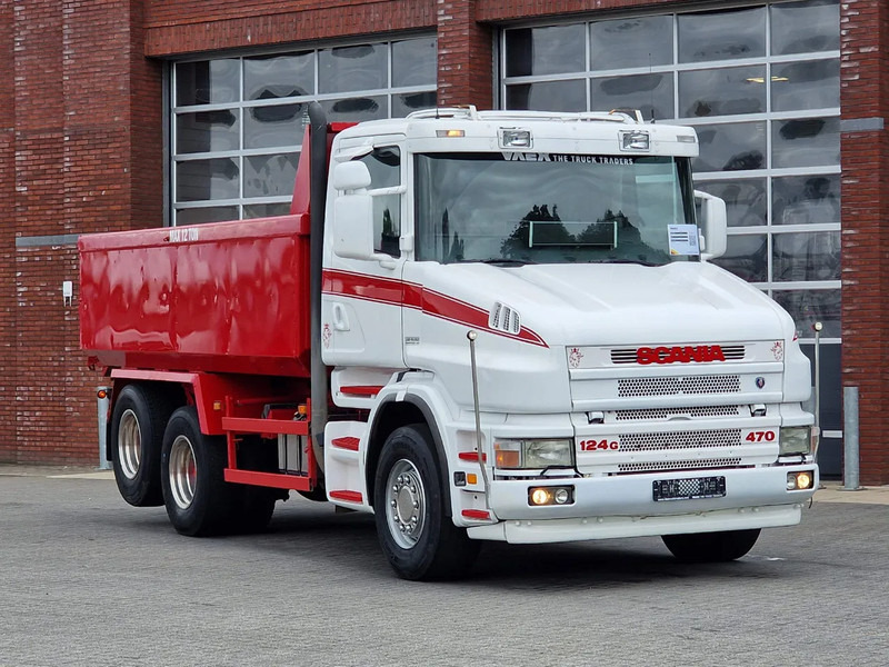 Scania T124-470 6x2 - Tipper - Manual gearbox - Full steel - Robson Drive - New Engine - Torpedo/Hauber - Camion benne: photos 2 Scania T124-470 6x2 - Tipper - Manual gearbox - Full steel - Robson Drive - New Engine - Torpedo/Hauber - Camion benne: photos 2