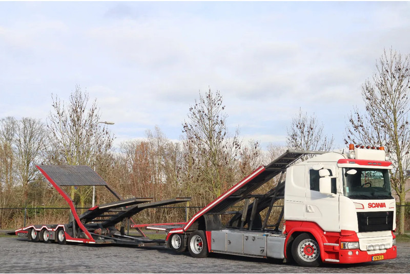 Scania R450 | 6X2 | GS MEPPEL | TRUCK TRANSPORTER | LKW TRANSPORT - Camion porte-voitures: photos 5 Scania R450 | 6X2 | GS MEPPEL | TRUCK TRANSPORTER | LKW TRANSPORT - Camion porte-voitures: photos 5