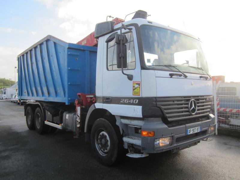 Mercedes Actros 2640 - Camion benne, Camion grue: photos 1 Mercedes Actros 2640 - Camion benne, Camion grue: photos 1